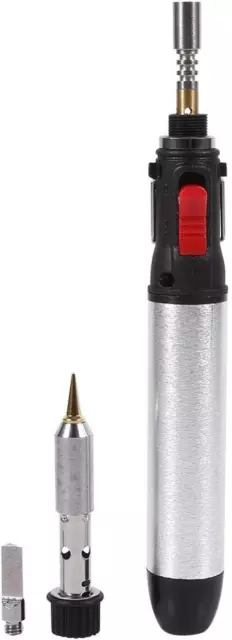 Pen Type Gas Soldering Iron, 4 in 1 Cordless Butane Gas Soldering Iron Kit Tempe