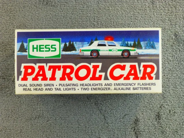 Hess 1993 Toy Truck Patrol Car New in box!!