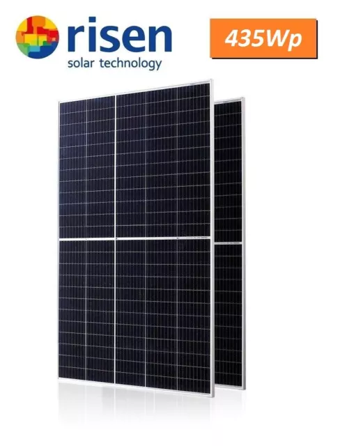 36 X Panneau Solaire, Module Solaire PV Risen RSM130-8-435M Mono Half Coupe 435W