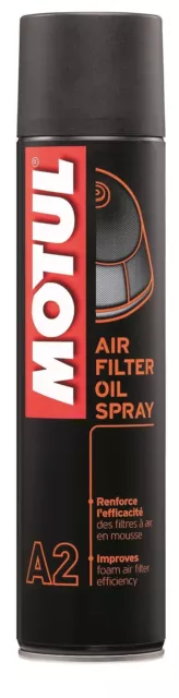 (27,03 EUR/L) MOTUL MC CARE A2 Air Filter Oil Spray Luftfilteröl 400ml
