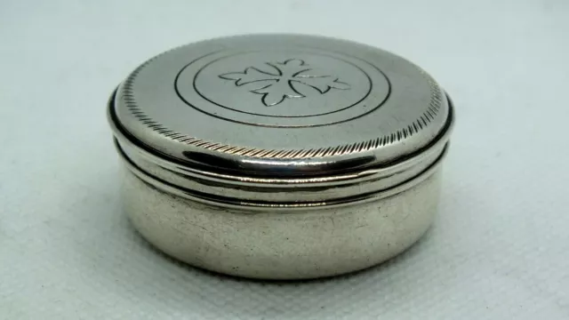 Solid Silver Irish Pyx/Communion Wafer Box Dublin 1969 by E M