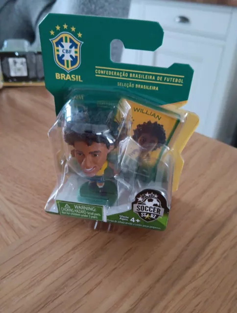 SoccerStarz Brazil Neymar Jr Home Kit 2014 Unopened 