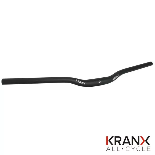 KranX 31.8mm Alloy Riser MTB Handlebars In Black |  720mm |