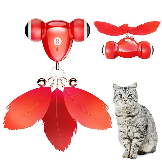 Cat Toy Fully Automatic Intelligent Teasing Cat Small Toy Smart Pets J1F7