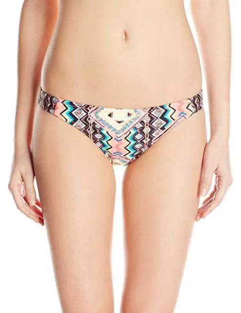 Volcom Juniors Last Call Full Bikini Bottom, Electric Coral, X-Large