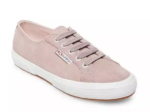 SUPERGA 2750 Suede COTU Classic Womens US 8.5 Rose Pink Shoes Sneaker Trainers