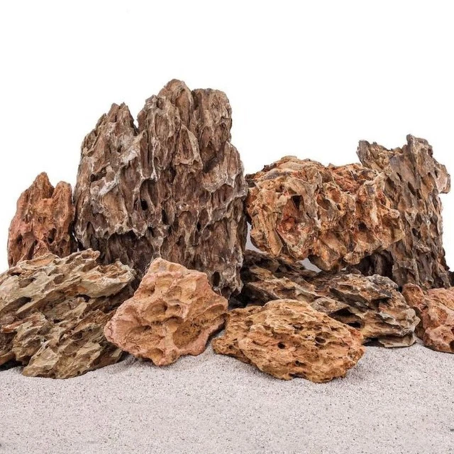 Acquario Pietre Naturali Drago Braun 10 KG TG.L 1-3 Nr.63 Decorazione