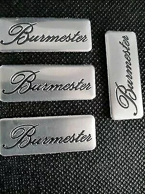 Nr.1 Pz Burmester Stemma Badge Logo In Metallo Adesivo Per Altoparlanti O Stereo