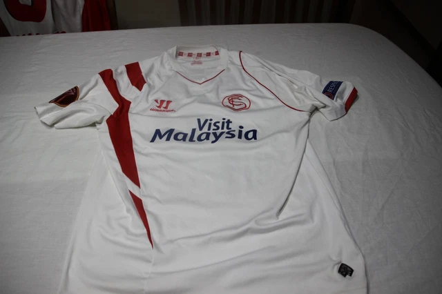 Maillot Officiel Sevilla FC Europa League – Li Ning Taille L – Flocage Kanouté N°12