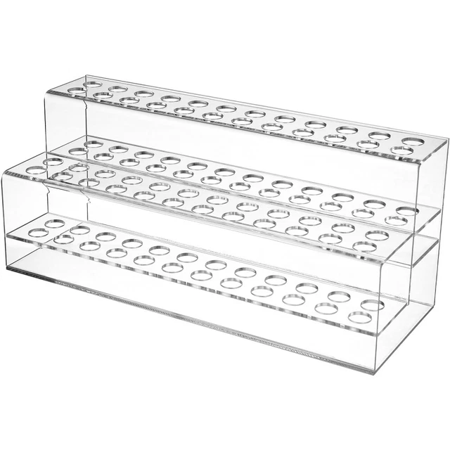 Porte-Pinceaux En Acrylique - 96 Troux Pour Crayons, Marqueurs, Pinceaux De Maquillage, Organisateur Bureau