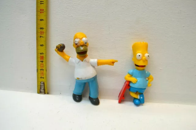 Jouet Lot Figurines Homer Bart Simpson Et Son Skate Pvc Style Schleich Papo