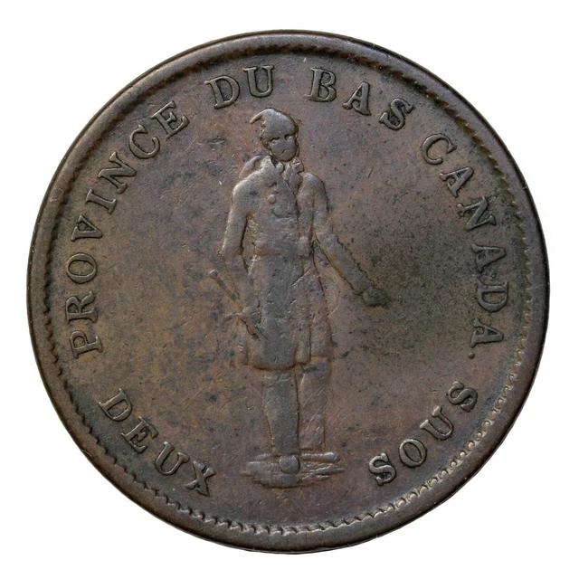 1837 Canada City Bank Penny Token Breton-521 LC-9a4