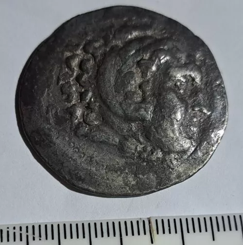 ANCIENT GREEK COIN SILVER TETRADRACHM ALEXANDER THE GREAT 320-280 BC 16.21g 35mm