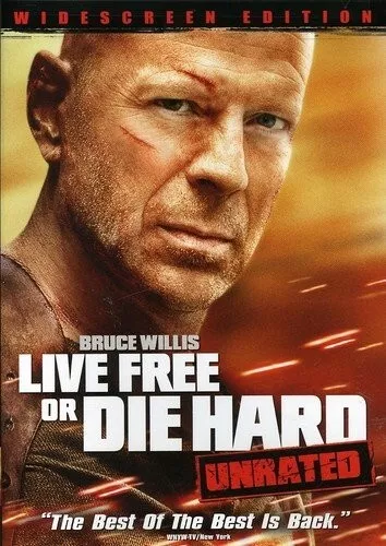 Live Free or Die Hard ~ DVD 2007 WS Unrated Edition ~ Bruce Willis