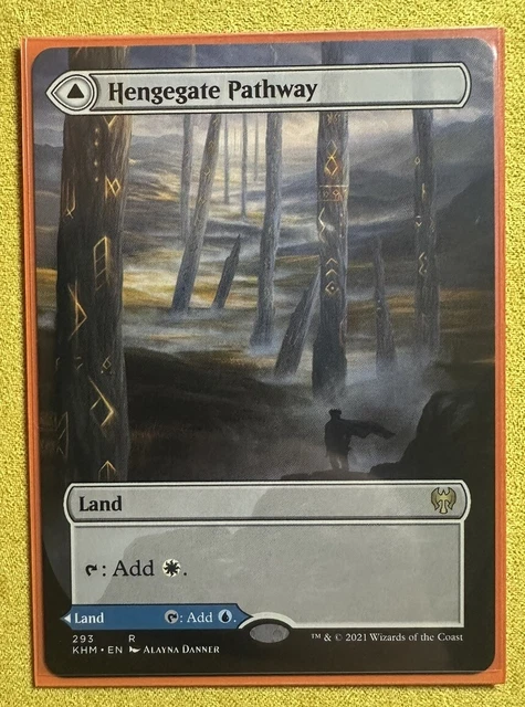 Hengegate Pathway // Mistgate 1x FOIL KHM MTG Kaldheim Rare MINT land Hengegate Pathway // Mistgate 1x FOIL KHM MTG Kaldheim Rare MINT land