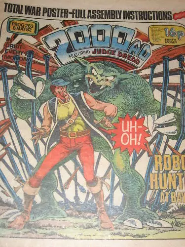 2000 AD Comic - PROG No 263 - Date 08/05/1982 - UK PAPER COMIC