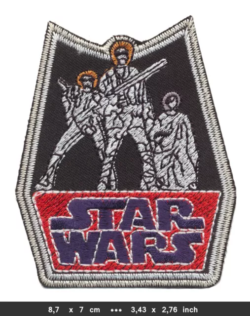 STAR WARS Patch Embroidered Sew Iron on Movie Film Science Fiction Hollywood