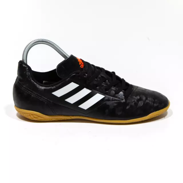 ADIDAS ART BB0558 Conquisto Ii Sneaker Trainers Black Leather Boys UK 5.5