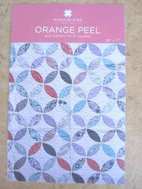 Orange Peel Template with Orange Peel Quilt Pattern New Missouri Star Quilt Co. 2