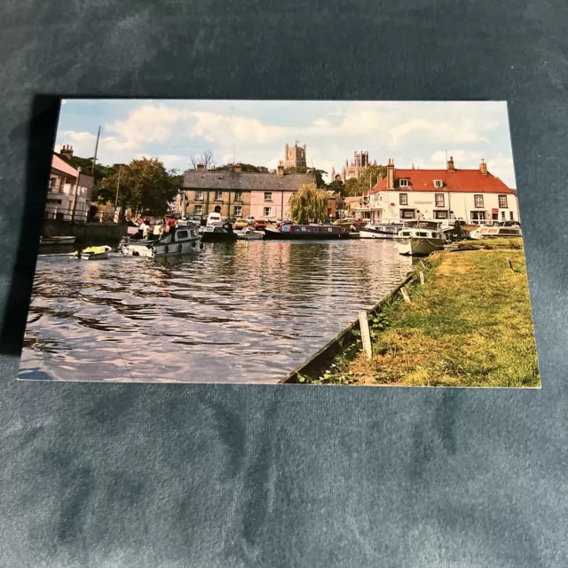 Vintage Postcard The River Great Ouse Ely Ar