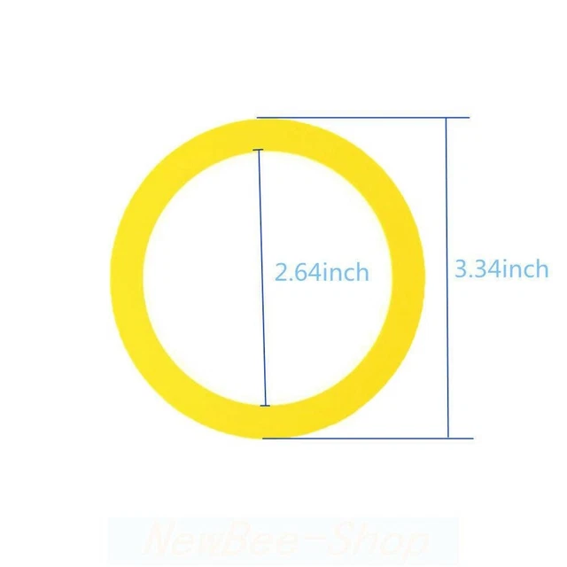 Kit de remplacement plus simple pour toilettes maison joint de vanne jaune pièc
