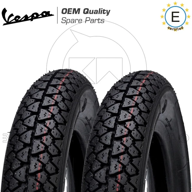 2 Pneumatici 3.50-8 Rinforzati 6PR Per Vespa VBB VNB VBA VNA VB1T GL 125/150 - Foto 3
