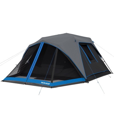 ozark trail 6 person instant cabin tent with led light
