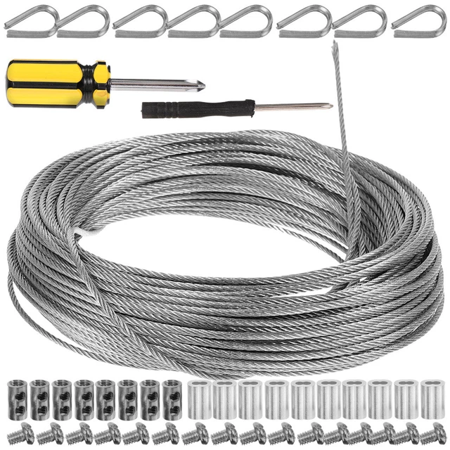1 corde filaire corde en acier inoxydable Corde détrempe à la corde détrempe