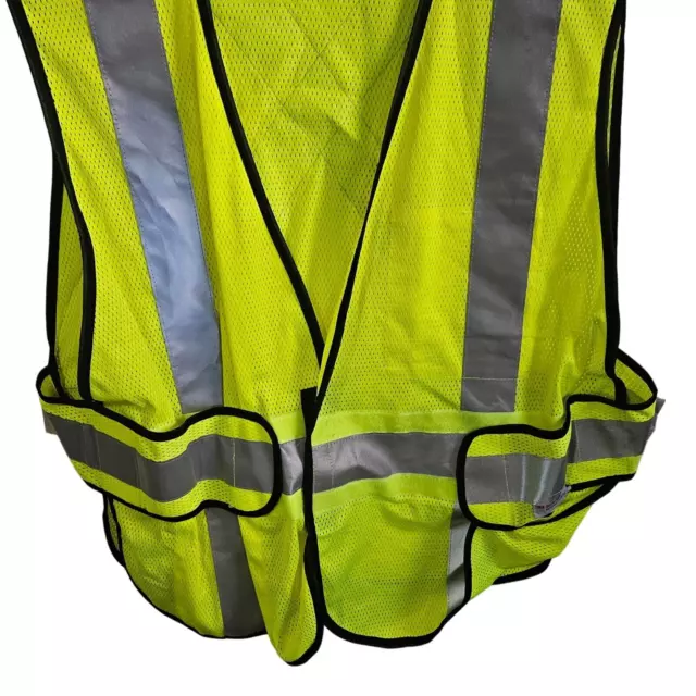 3M UNISEX ONE Size Class 2 Construction Safety Vest High Vis Neon ...