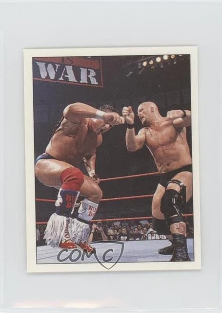 1997 Panini WWF Superstars Album Stickers The British Bulldog Steve Austin HOF