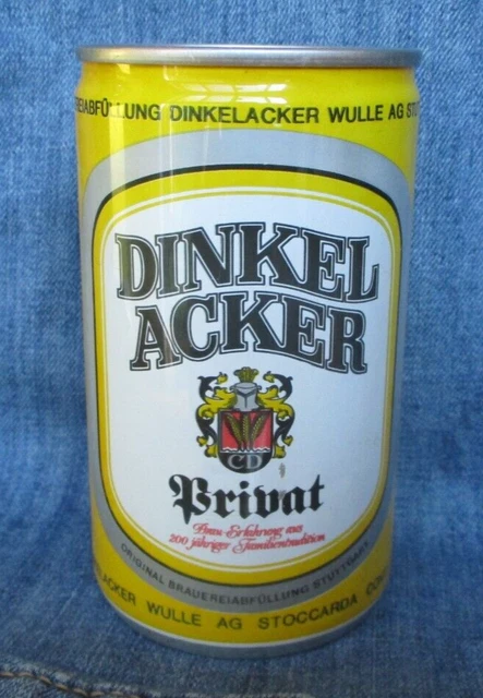 VINTAGE DINKEL ACKER BEER CAN Empty Aluminum Pull Tab CF9 $1.00 - PicClick