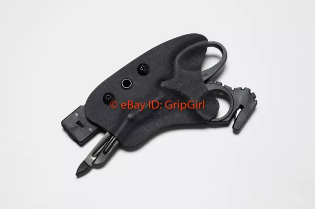 Custom Kydex Black Holster for RipShears RS-4 Mini Trauma Rip Shears Medic IFAK