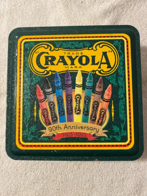 Crayola 90th Anniversary Tin With Crayons