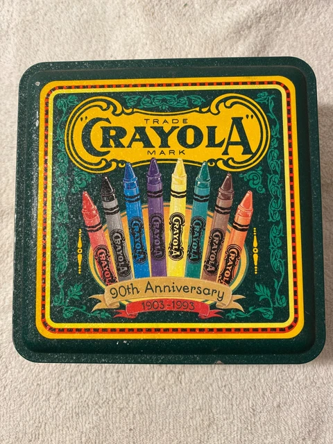 Crayola 90th Anniversary Tin With Crayons