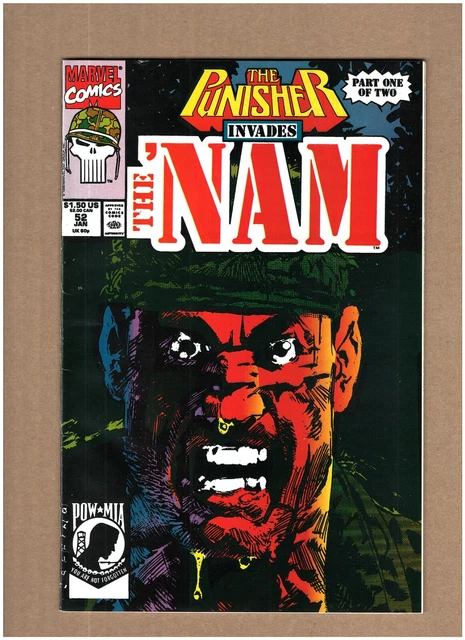 The 'Nam #52 Marvel Comics 1991 Punisher Invades 'Nam VF 8.0