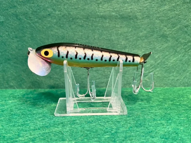 VINTAGE FRED ARBOGAST Jitterstick Fishing Lure, Perch, 5/8 oz