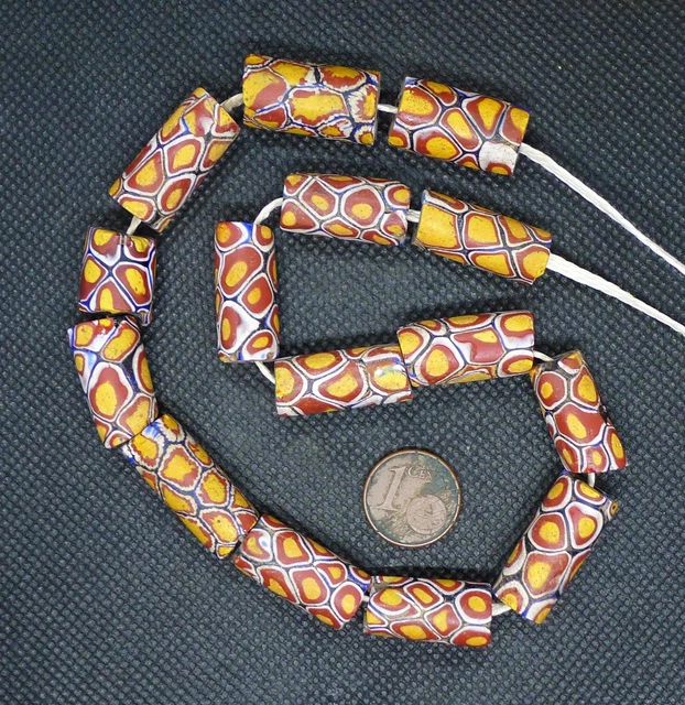 Ceinture Ou Collier Ancien En Perles - Style Art Déco - Occasion