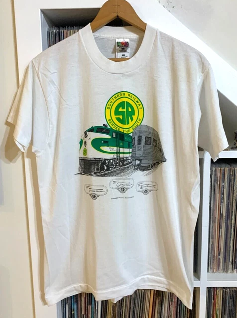 Vintage 1996 Southern Railway Serves The South Single Stitch Large T-Shirt USA