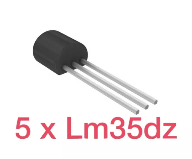 5pcs LM35DZ LM35 Precision Centigrade Temperature Sensor TO-92