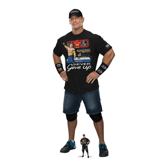 T-shirt WWE John Cena Cenanation - Noir, Neuf Sans étiquettes, Officiel Et Rare