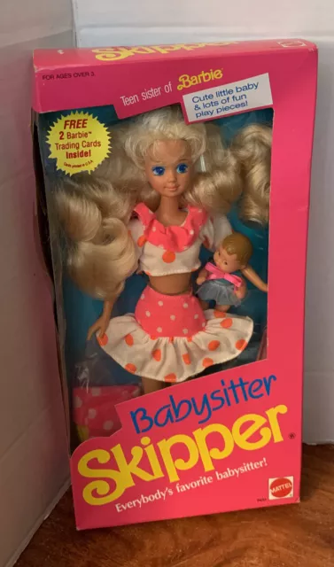 1990 BABYSITTER SKIPPER DOLL ~ Teen Sister Of Barbie ~ New