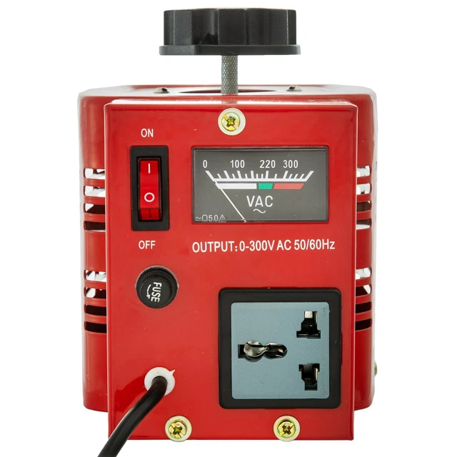 Transformateur Variac 2A 500VA 0-240V AC - Régulateur Tension Variable, Marque Huayu, Neuf