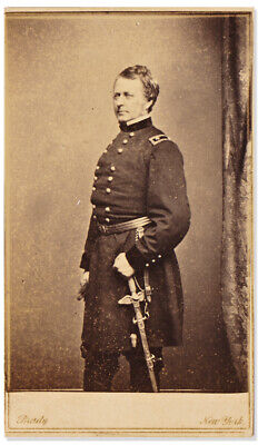 General Joseph Hooker CDV w Brady Backstamp