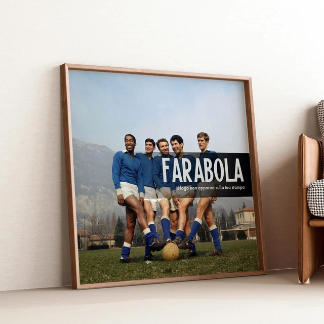 Napoli Calcio 1966 Sivori Altafini Poster Vintage Foto colore stampa fine art
