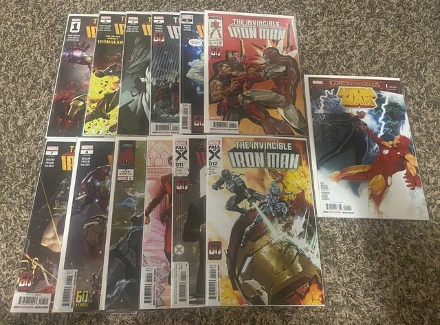 Invincible Iron Man 1 2 3 4 5 6 7 8 9 10 11 12 Annual 2023 Marvel Comics Duggan