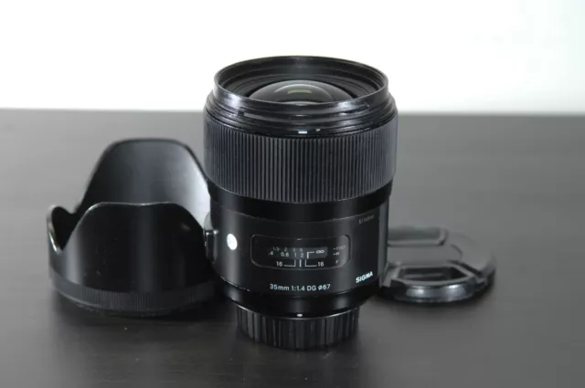 Sigma ART 35mm f/1.4 DG HSM Prime Lens For Nikon (FX/DX)