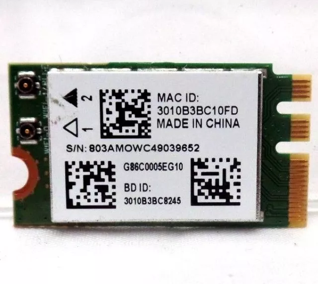 Toshiba G86C0005EG10 Atheros QCNFA335 802.11b/g/n + BT4.0 PCIe NGFF Card QCA9565 2