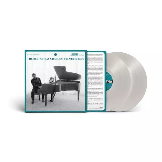 THE BEST OF RAY CHARLES The Atlantic Years WHITE COLOR VINYL 2 LP NEW & SEALED!!