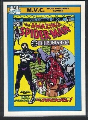 1990 Impel Marvel Universe Series 1 The Amazing Spider-Man Punisher MVC #129