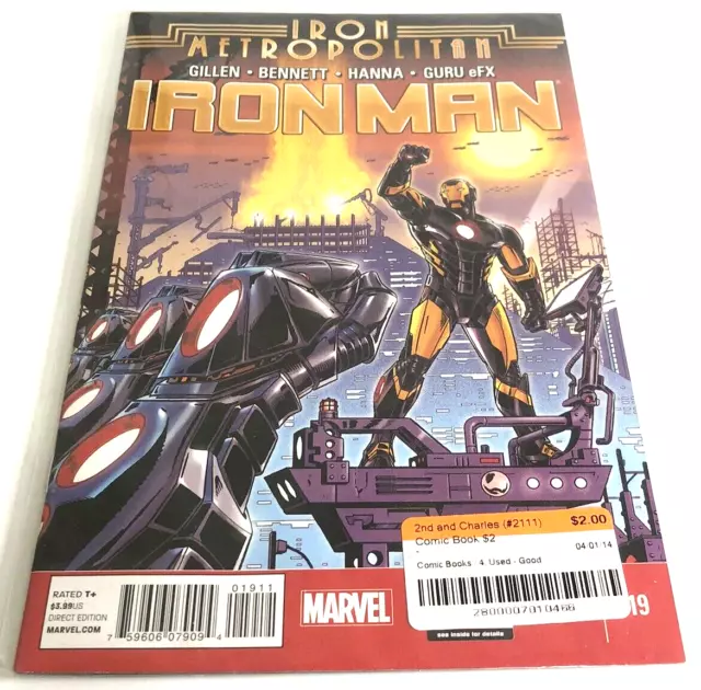 MARVEL Iron Man #019 Iron Metropolitan 2014 Superhero Comic Book Avengers